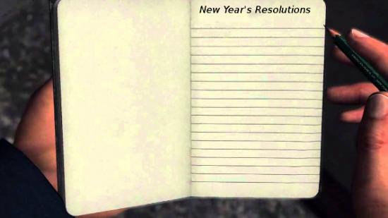 New Year's resolutions that I'm probably going to ignore