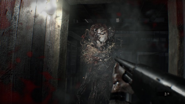 Resident Evil 7 PC review monster headshot