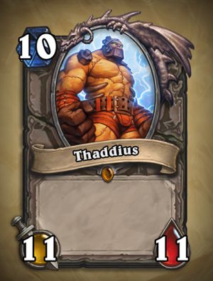 Thaddius Hearthstone Card