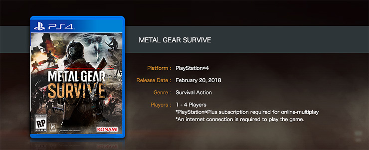 metal gear survive single player online