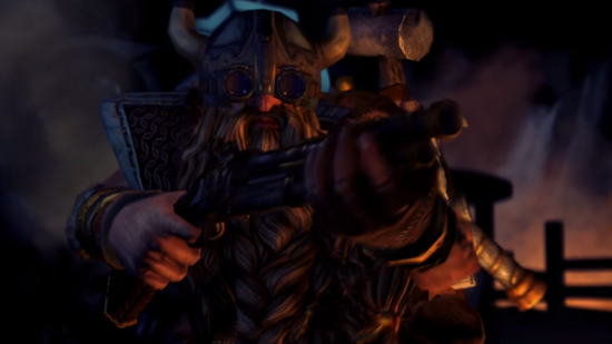 Warhammer: Total War dwarf gunner
