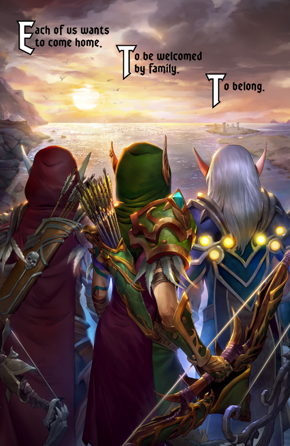 wow battle for azeroth windrunners comic three sisters