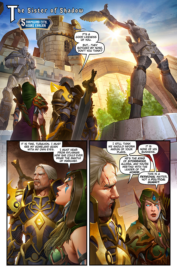 wow battle for azeroth windrunners comic three sisters