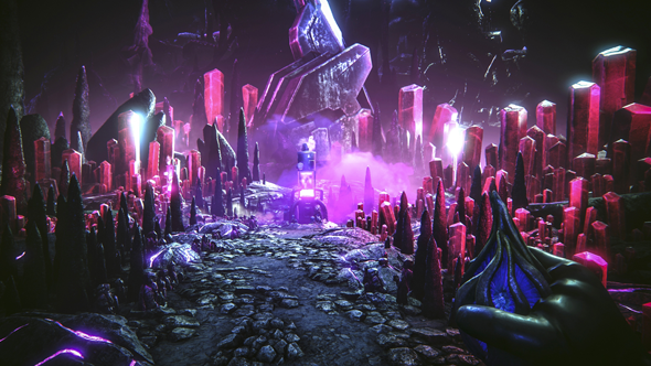 Ark Aberration Trades The Wonder Of The Base Game For Sci Fi Terror Pcgamesn