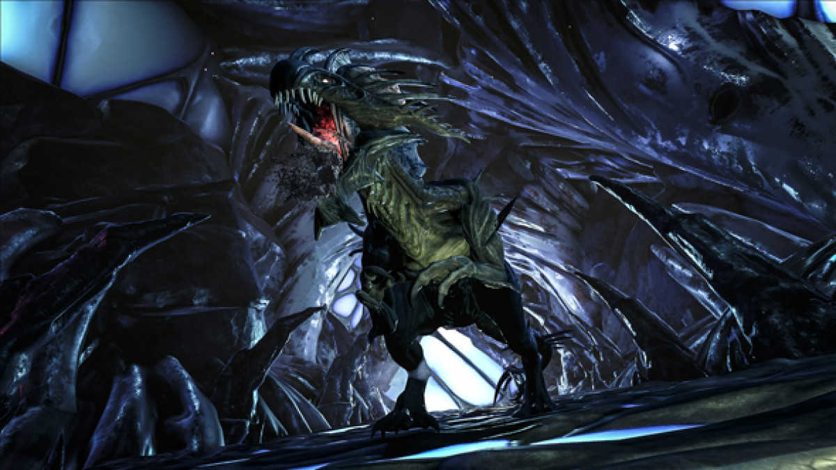 Ark Aberration Trades The Wonder Of The Base Game For Sci Fi Terror Pcgamesn