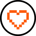 empty heart emoji