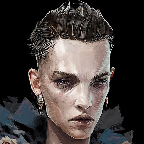 Dishonored 2 concept art Delilah