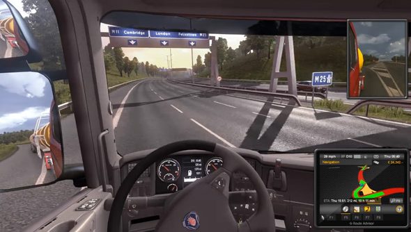 Let's Play Euro Truck Simulator 2: twenty minutes of driving a big ...
