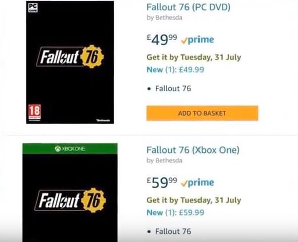 Fallout 76 release date
