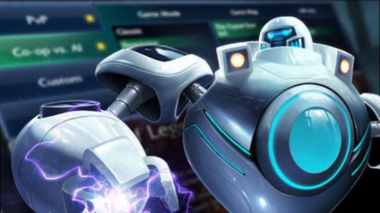 League of Legends bots are not made of polished steel, sadly - they look just like players.