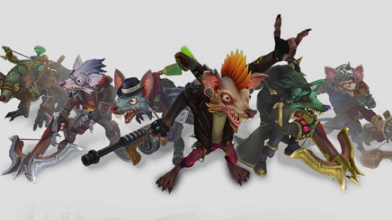 Twitch, and his many new skins.