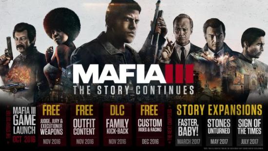 Mafia 3 DLC Roadmap