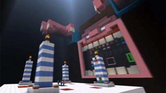 Cake Defense 2 is one of the more inventive maps to be taken up by the Minecraft community.