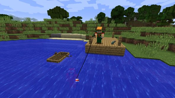 Minecraft fishing