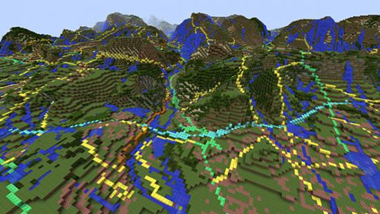 Ordnance Survey data handles the surface of Minecraft Great Britain.