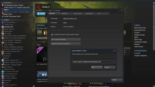Dota 2 Console Commands Launch Options And Cheats Pcgamesn