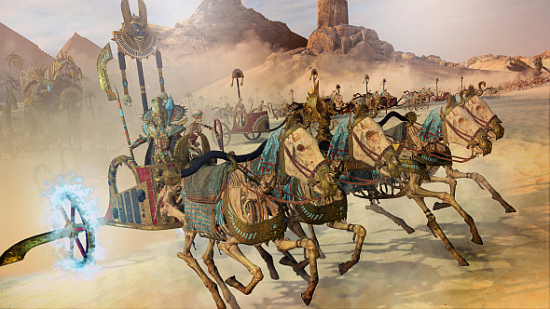Settra the Imperishable on his chariot