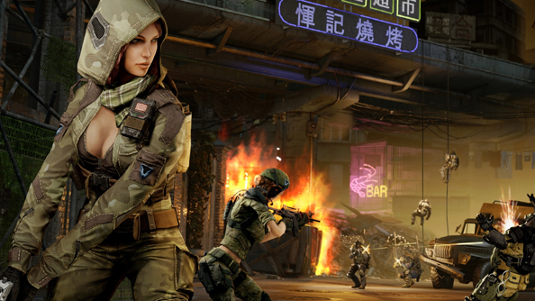 Warface has female models but they’re wearing far from adequate