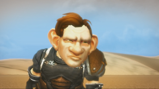 This gnome is not a Warlord of Draenor. Not yet, at any rate.