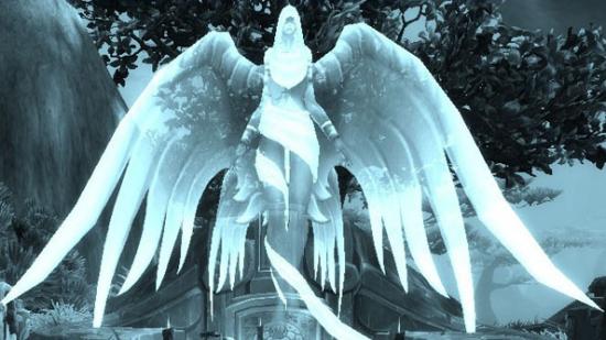 The WoW death ghost: a familiar sight to accidental PvPers.